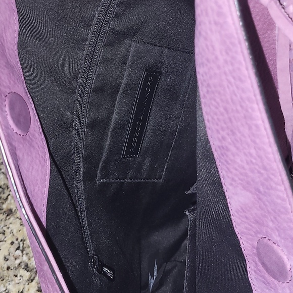 Rebecca Minkoff Purple Suede Hobo Bag - Picture 10 of 13